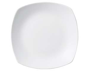 【まとめ買い10個セット品】 ヨ595-048 シルキーホワイト 角皿 L【キャンセル/返品不可】【メイチョー】