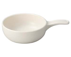 【まとめ買い10個セット品】 ミ601-608 超耐熱 白釉片手グラタン【キャンセル/返品不可】【メイチョー】