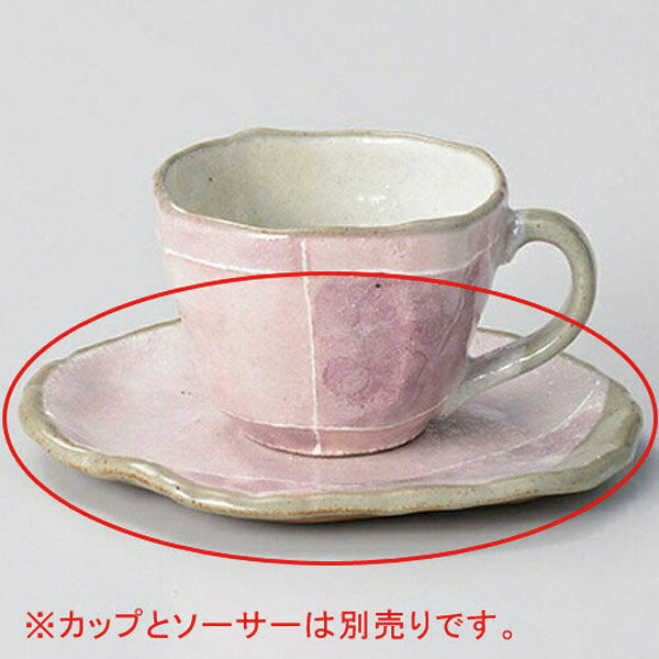 Rakuten - カ609-288 ピンク色十草タタラコーヒー皿【メイチョー】