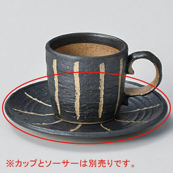 【まとめ買い10個セット品】 ロ610-048 紺十草コーヒー皿【キャンセル/返品不可】【メイチョー】