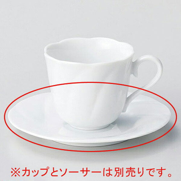 【まとめ買い10個セット品】 ヤ615-068 花形 コーヒー皿【キャンセル/返品不可】【メイチョー】