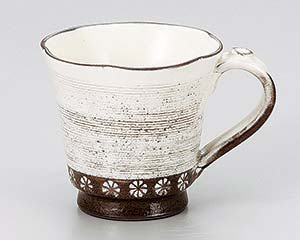 【まとめ買い10個セット品】和食器 ネ617-028 三島櫛目マグ【キャンセル/返品不可】【メイチョー】