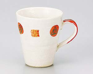 【まとめ買い10個セット品】 ロ617-298 粉引小紋マグ【キャンセル/返品不可】【メイチョー】