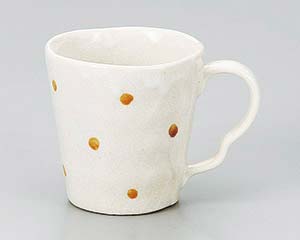 【まとめ買い10個セット品】 ユ619-188 志野ドット錆クラフトマグ【キャンセル/返品不可】【メイチョー】