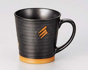 【まとめ買い10個セット品】 ユ621-218 黒マット削マグ【キャンセル/返品不可】【メイチョー】