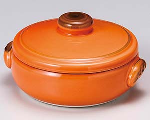 【まとめ買い10個セット品】 ホ624-418 オレンジ14.5cmキャセロール【キャンセル/返品不可】【メイチョー】