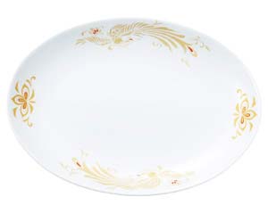 【まとめ買い10個セット品】 ツ664-078 金鳳(強化セラミック) 9インチプラター【キャンセル/返品不可】【メイチョー】