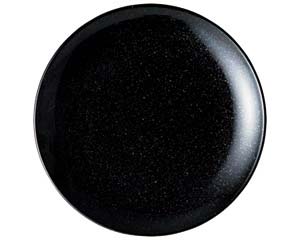 【まとめ買い10個セット品】 カ655-018 アジアン(黒・赤) 黒玉渕28cm皿【キャンセル/返品不可】【メイチョー】