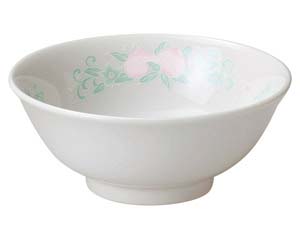 【まとめ買い10個セット品】 ホ680-218 桃 5.0高台丼【キャンセル/返品不可】【メイチョー】