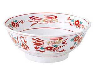 【まとめ買い10個セット品】 ホ666-058 花鳥 6.8反高台丼【キャンセル/返品不可】【メイチョー】