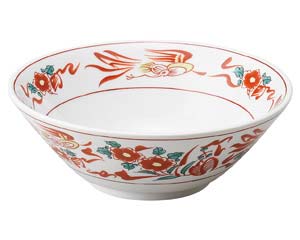 【まとめ買い10個セット品】 ホ677-228 花鳥 6.3切立丼【キャンセル/返品不可】【メイチョー】