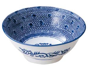 【まとめ買い10個セット品】 ホ680-158 新古代波(タイスキ) 7.5高台丼【キャンセル/返品不可】【メイチョー】