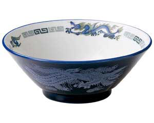 【まとめ買い10個セット品】 ホ672-098 ルリ白竜 6.8切立丼【キャンセル/返品不可】【メイチョー】