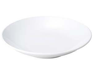 カ652-368 白中華 フカヒレ8寸皿【メイチョー】