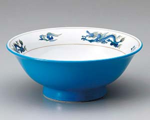 【まとめ買い10個セット品】 ホ677-158 トルコ三ツ竜6.5反高台丼【キャンセル/返品不可】【メイチョー】