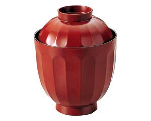 【まとめ買い10個セット品】 ヌ687-028 [木質]菊型小吸椀 吟朱【キャンセル/返品不可】【メイチョー】