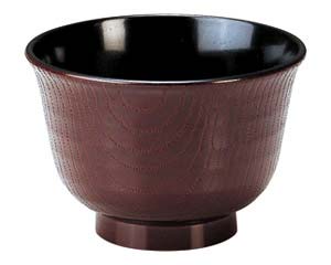 【まとめ買い10個セット品】 ヌ692-228 [A]ロクロ目汁椀 溜内黒(小)【キャンセル/返品不可】【メイチョー】
