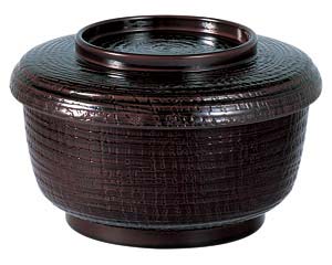 【まとめ買い10個セット品】 ヌ695-048 [TA]耐熱ケヤキ割子(小) 溜塗(内朱)【キャンセル/返品不可】【メイチョー】