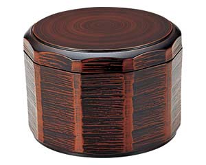 【まとめ買い10個セット品】 ヌ696-118 [TA]耐熱木彫飯器 栃(内黒)(中)【キャンセル/返品不可】【メイチョー】