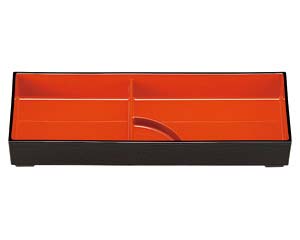 【まとめ買い10個セット品】 エ699-028 [TA]四季弁当 黒内朱タレ付親[洗]【キャンセル/返品不可】【メイチョー】