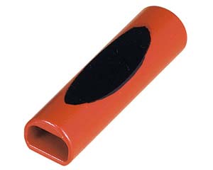 【まとめ買い10個セット品】 エ728-228 [AC]枕型箸止兼用箸置 朱内黒【キャンセル/返品不可】【メイチョー】