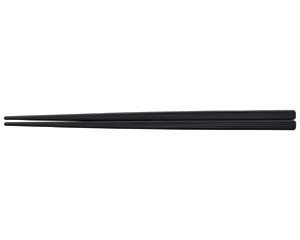 Rakuten - 【まとめ買い10個セット品】 ヌ730-028 [PBT]22.5cm筋目四角箸 黒OM【キャンセル/返品不可】【メイチョー】