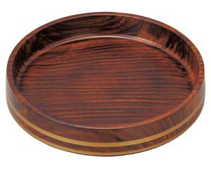 【まとめ買い10個セット品】 エ719-298 [A]D.X富士型桶 紫檀帯金 9寸【キャンセル/返品不可】【メイチョー】