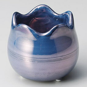 【まとめ買い10個セット品】和食器 ウ084-058 内外紫パールつぼつぼ珍味 小【メイチョー】