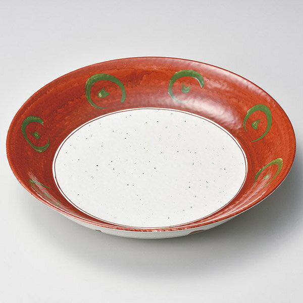 【まとめ買い10個セット品】和食器 ミ171-098 火の国 新型尺二深皿【メイチョー】