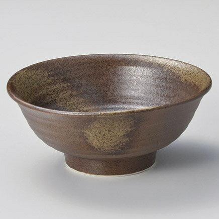 【まとめ買い10個セット品】和食器 ツ325-258 備前風6.5反高台丼【メイチョー】