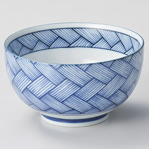 【まとめ買い10個セット品】和食器 イ347-178 網代紋お好み丼 小【メイチョー】