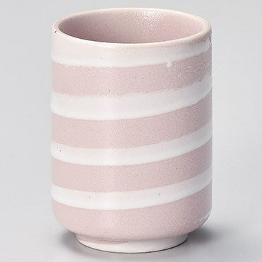 和食器 ト384-398 ピンク白巻京湯呑(小)【メイチョー】