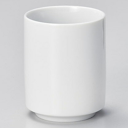 【まとめ買い10個セット品】和食器 ト382-368 白釉切立湯呑(大)【メイチョー】