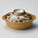 【まとめ買い10個セット品】和食器 ラ404-128 土鍋7号 琉球サビ唐草【メイチョー】