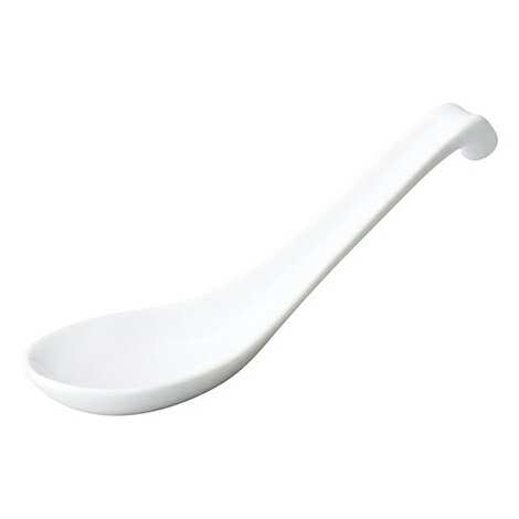 【まとめ買い10個セット品】和食器 カ654-328 アジアン(白) 白ラーメンレンゲ【メイチョー】