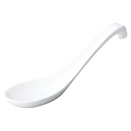 【まとめ買い10個セット品】和食器 カ654-338 アジアン(白) 白強化ラーメンレンゲ【メイチョー】