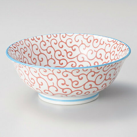 【まとめ買い10個セット品】和食器 ト683-158 結唐草丸型 5.0多用丼【メイチョー】