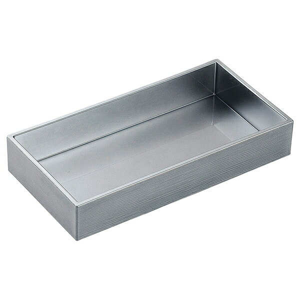 【まとめ買い10個セット品】和食器 エ718-048 [TA]8寸遊菜箱 銀メタ[洗]【メイチョー】