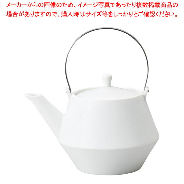 ハ510-048 フラスタム(ホワイト)土瓶 【メイチョー】