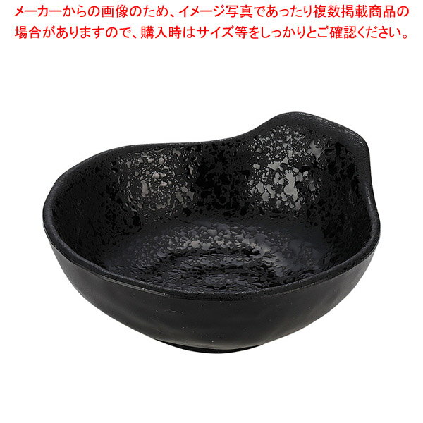 ヌ720-058 黒クリヤータタキ塗呑水小鉢 【メイチョー】