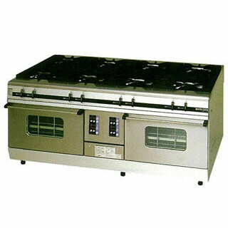 マルゼン　パワークックガスレンジ　MGRX-1812F　1800×1200×800 12A・13A(都市ガス)【メーカー直送/後..