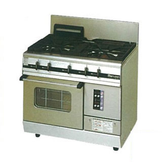 マルゼン　パワークックガスレンジ　MGRXU-096F　900×600×800 12A・13A(都市ガス)【メーカー直送/後払い決済不可】【メイチョー】