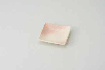 和食器桜志野正角小皿37E223-...