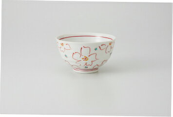 【まとめ買い10個セット品】和食器 赤絵花 多用碗 37E317-19 まごころ第37集 【キャンセル/返品不可】【メイチョー】