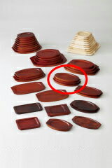 和食器 木台 舟形受台・Z 37S423-30 まごころ第37集 【キャンセル/返品不可】【メイチョー】