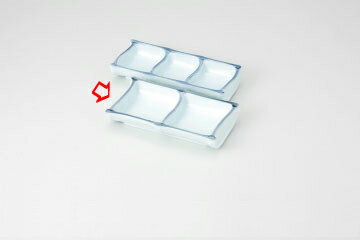 【まとめ買い10個セット品】和食器 砥部風 二品皿 37H322-38 まごころ第37集 【キャンセル/返品不可】【メイチョー】