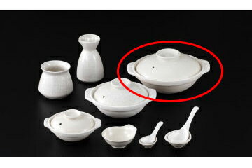 和食器 貫入 10号鍋 37V447-20 まごころ第37集 【キャンセル/返品不可】【メイチョー】