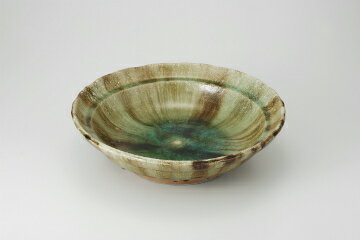 【38K302-05】灰釉流し 尺二鉢まごころ第38集【キャンセル/返品不可】【メイチョー】