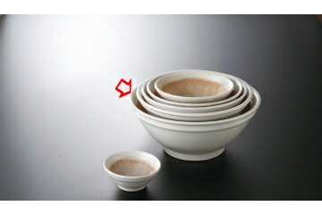 和食器 白波紋櫛目 尺スリ鉢 37K455-17 まごころ第37集 【キャンセル/返品不可】【メイチョー】