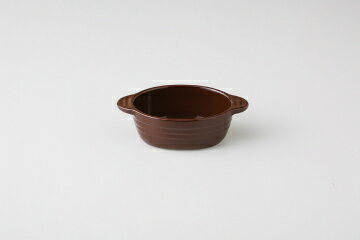 【まとめ買い10個セット品】和食器 ブラウン ディッシュL 37K418-16 まごころ第37集 【キャンセル/返品不可】【メイチョー】